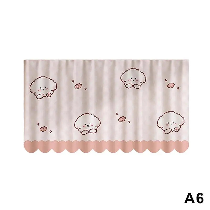 Self-Adhesive Animal Door Curtain Portable Easy No-Drill Multi-Room Use Door Curtain For Door, Window, Kitchen, Basement Qme A6