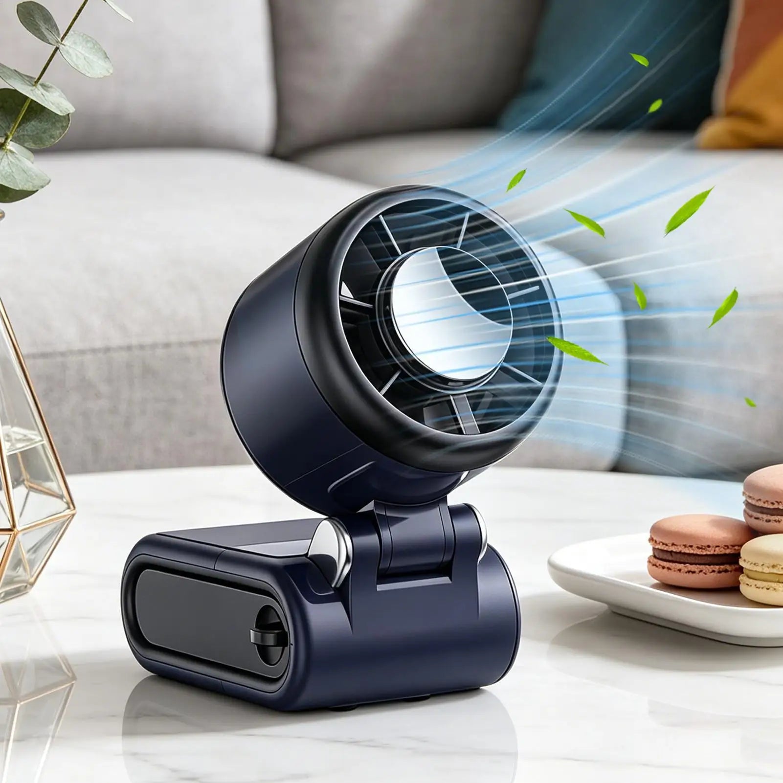 Mini Fan Handheld Digital Display Rechargeable Foldable Folding Handheld Cooling Fan For Outdoor Travel Camping Fishing Hiking Qme