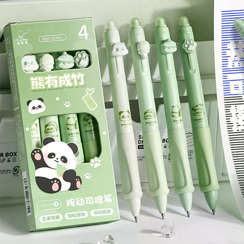 Box Cartoon Cute Erasable Gel Pen Creative Aesthetic Thermal Eraser Qme