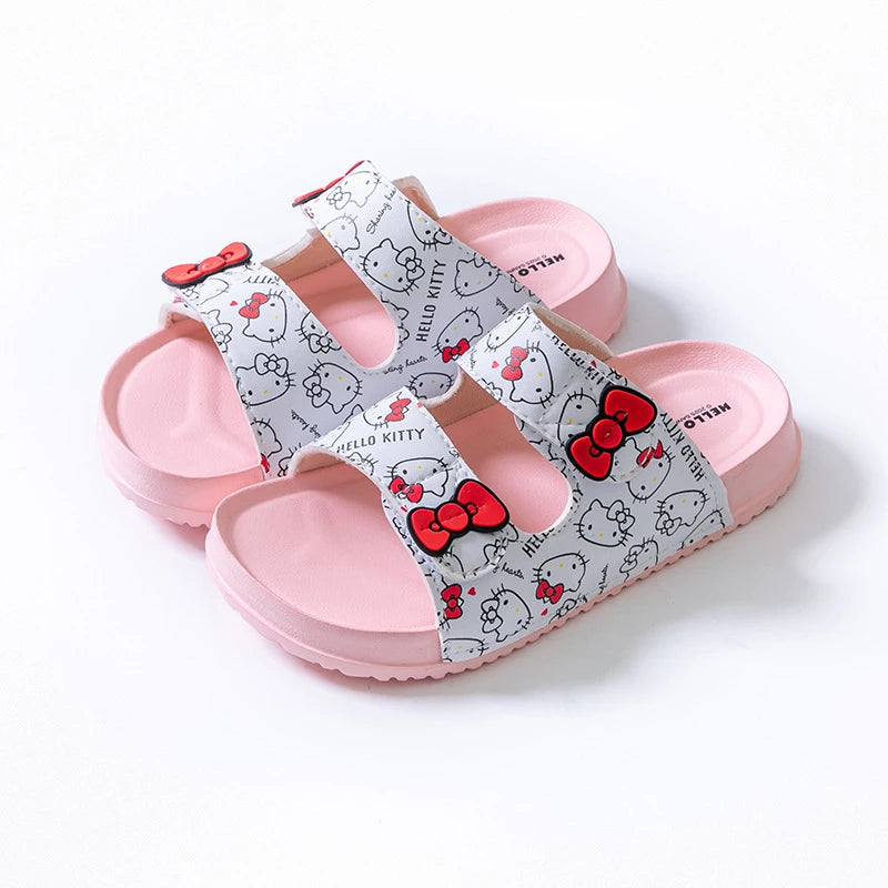 Hello Kitty Cartoon Flip-Flops Cute, Non-Slip Flip-Flops for Students Melody Lightweight Home and Bathroom Flip-Flops Qme