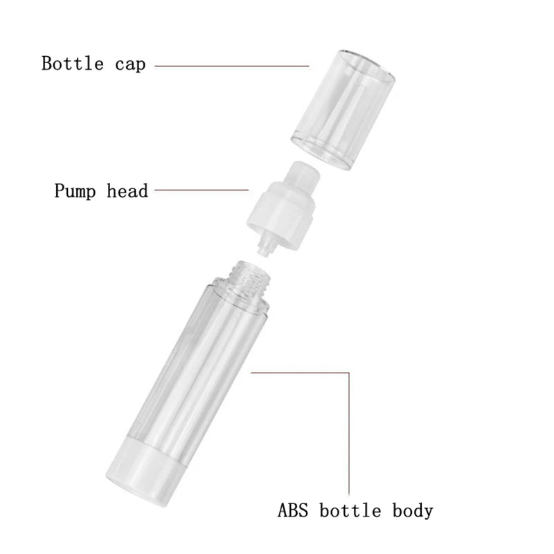 Lotion Cream Pump Bottle Refillable Empty Clear Travel Containers Qme