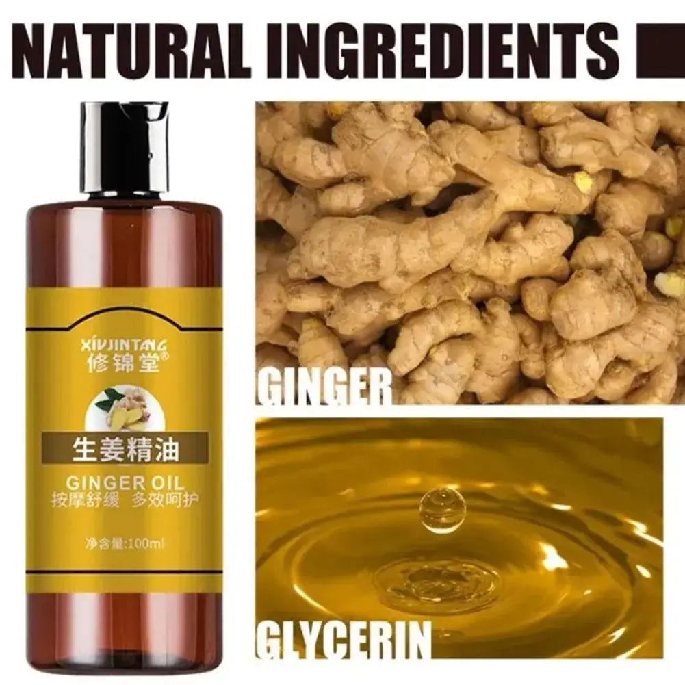 Ginger Essential Oil Massage Moisturizing Hydrating Pure Plant Body Qme