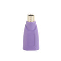 10pcs PS2 Male To USB Female Conversion Plug PS2 Male Round Head Mouse Keyboard Interface Converter Transmission Qme Purple keyboard log