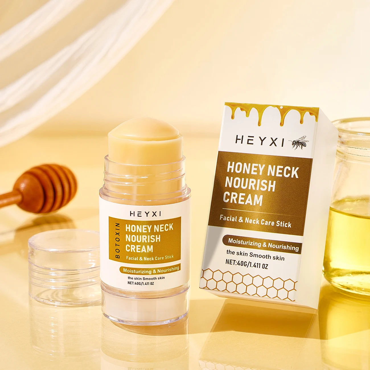 Honey Neck Nourishing Cream Natural Ingredients Deep Moisturizing Qme