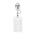 Sophisticated Document Card Holder Men Women Premium Retractable Qme A4