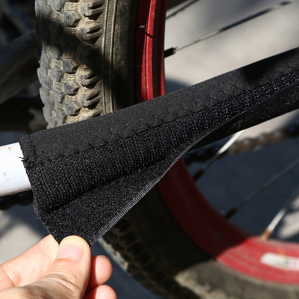Bike Chain Sticker Bicycle Frame Protector Chain Guard Sticker Frame Guard Scratch Resistant Protector MTB Accessories Qme
