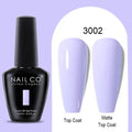 NAILCO Winter Red Gel Nail Polish Semi Permanent Soak Off Varnishes
