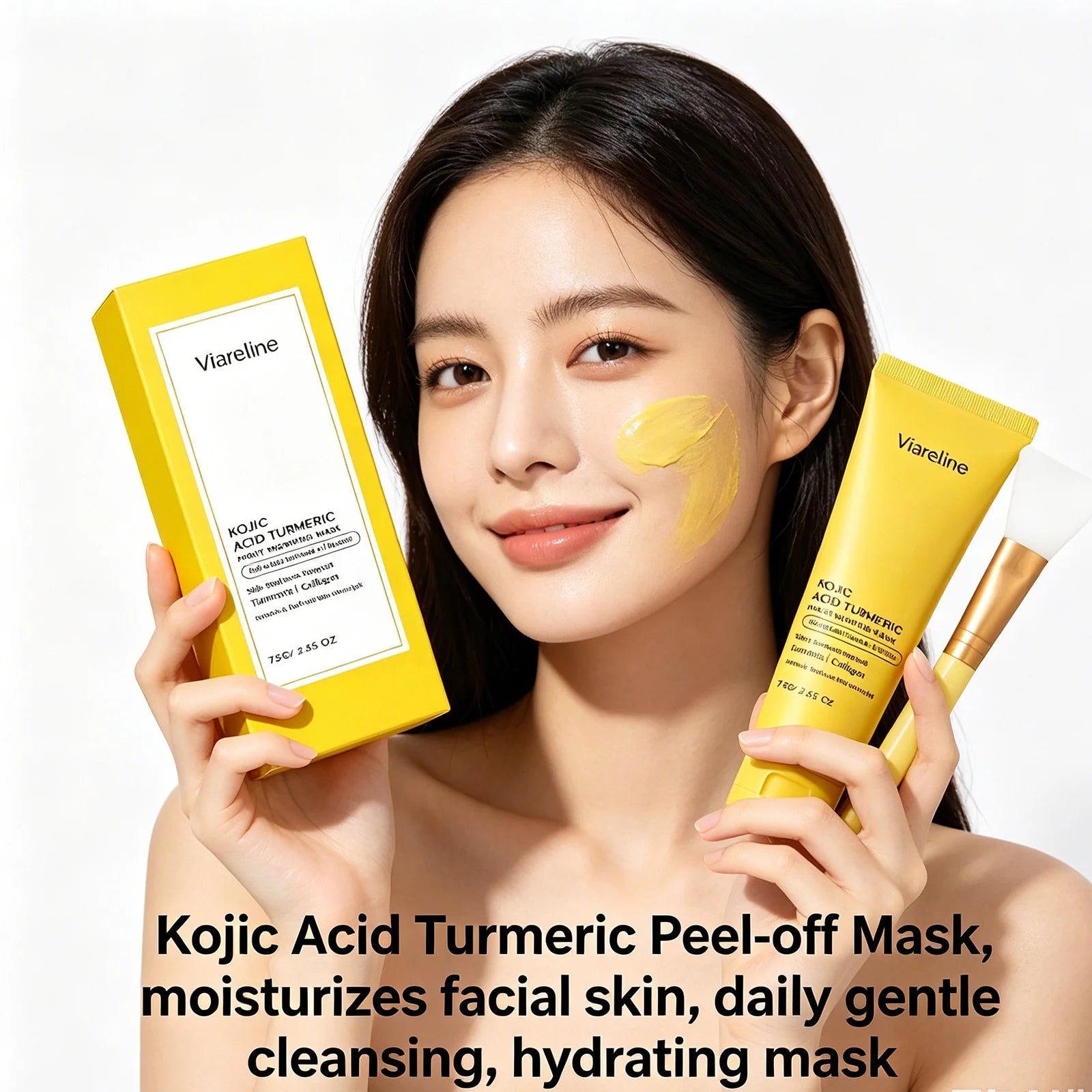 Viareline Peel Off Mask Firm Skin Deep Cleansing Blackheads Removal Qme