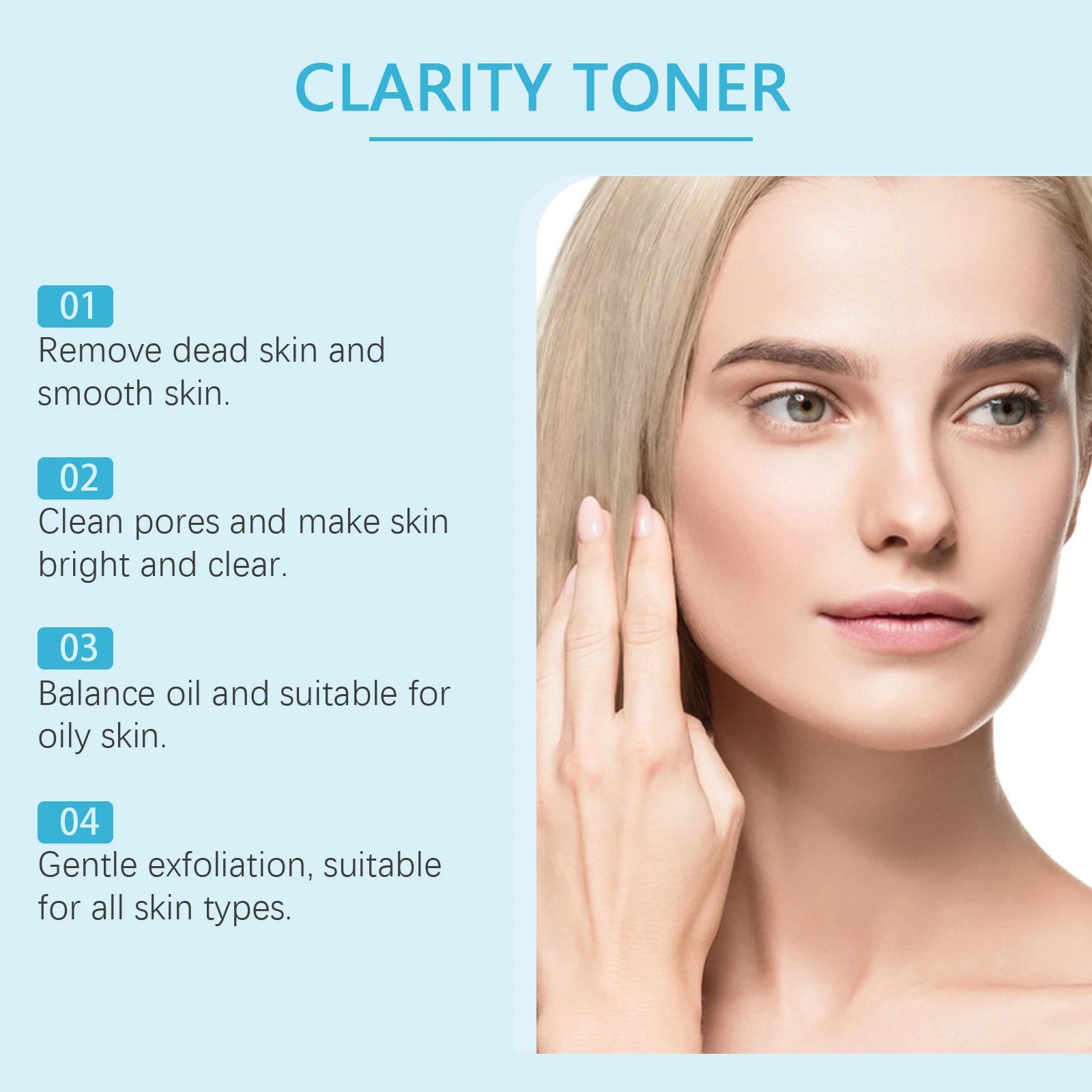 AHA BHA Toner Gentle Exfoliating Toner for Oily Skin Pore Refining Soothing Hydrating Facial Essence Daily Oil Control Skincare Qme