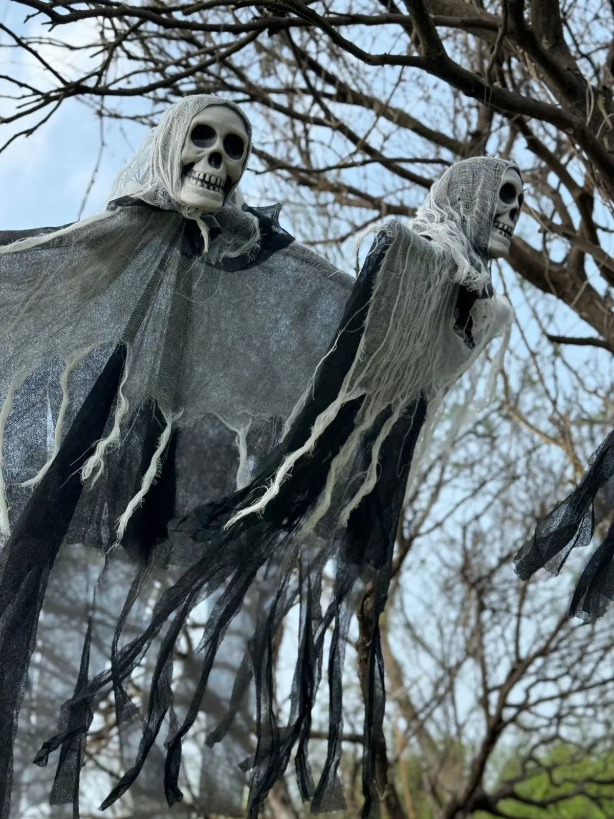 Creepy Scary Animated Skeleton Halloween Party Decoration Ghost House Skeleton Halloween Decorations Props Qme