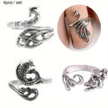Adjustable Knitting Crochet Ring, Yarn Guide Finger Holder, Anti-Slip Tension Ring for Knitting Tools Qme 4pcs set