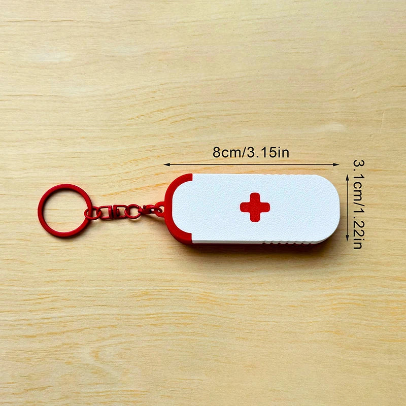 Travel Daily Medication Management 3 Compartment Sliding Pill Box Qme