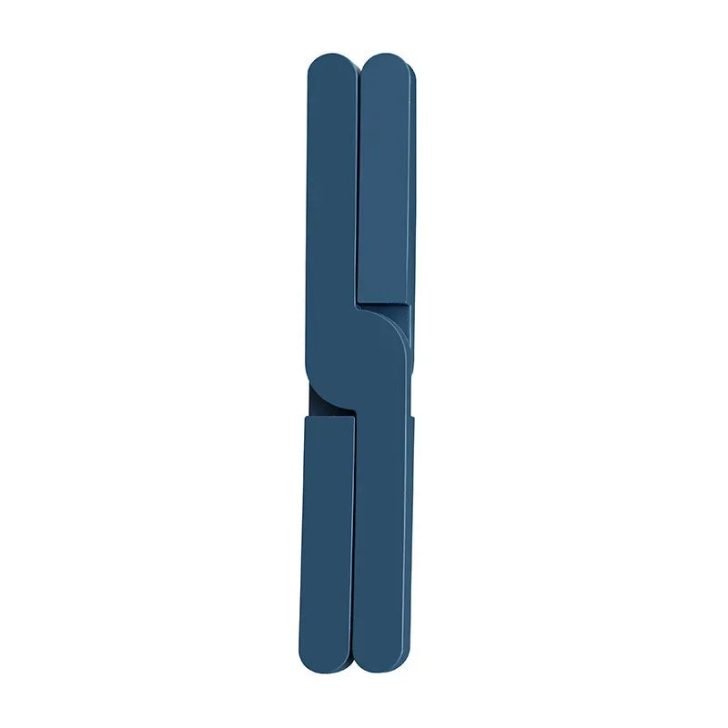 1pc X-Shaped Heat-Resistant Foldable Silicone Trivets Folding Trivet for Hot Pots and Pans Non-Slip Space-Saving Easy to Clean Qme dark blue