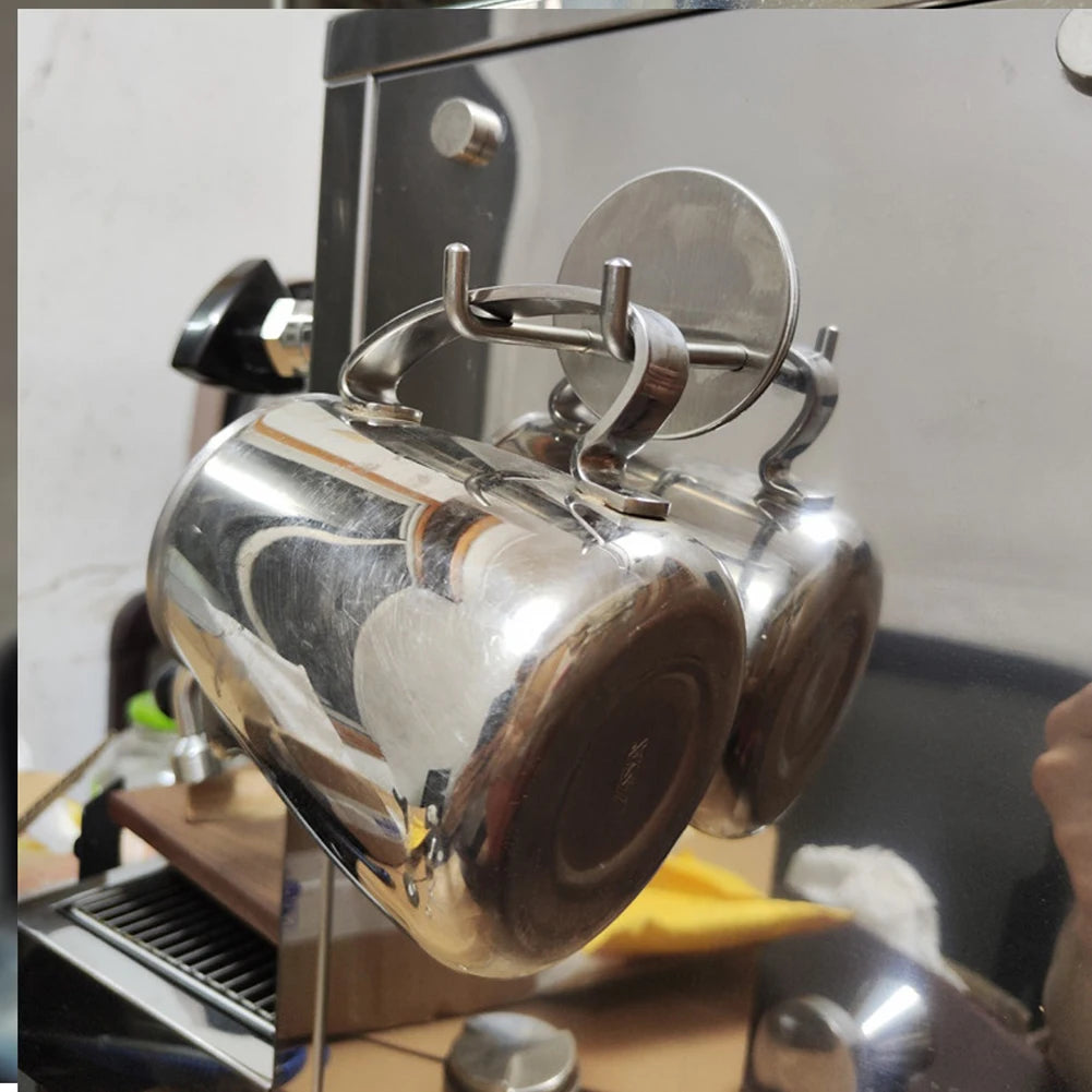 Coffee Bottomless Portafilter Wall Rack Self-adhesive Handle Hanger Qme