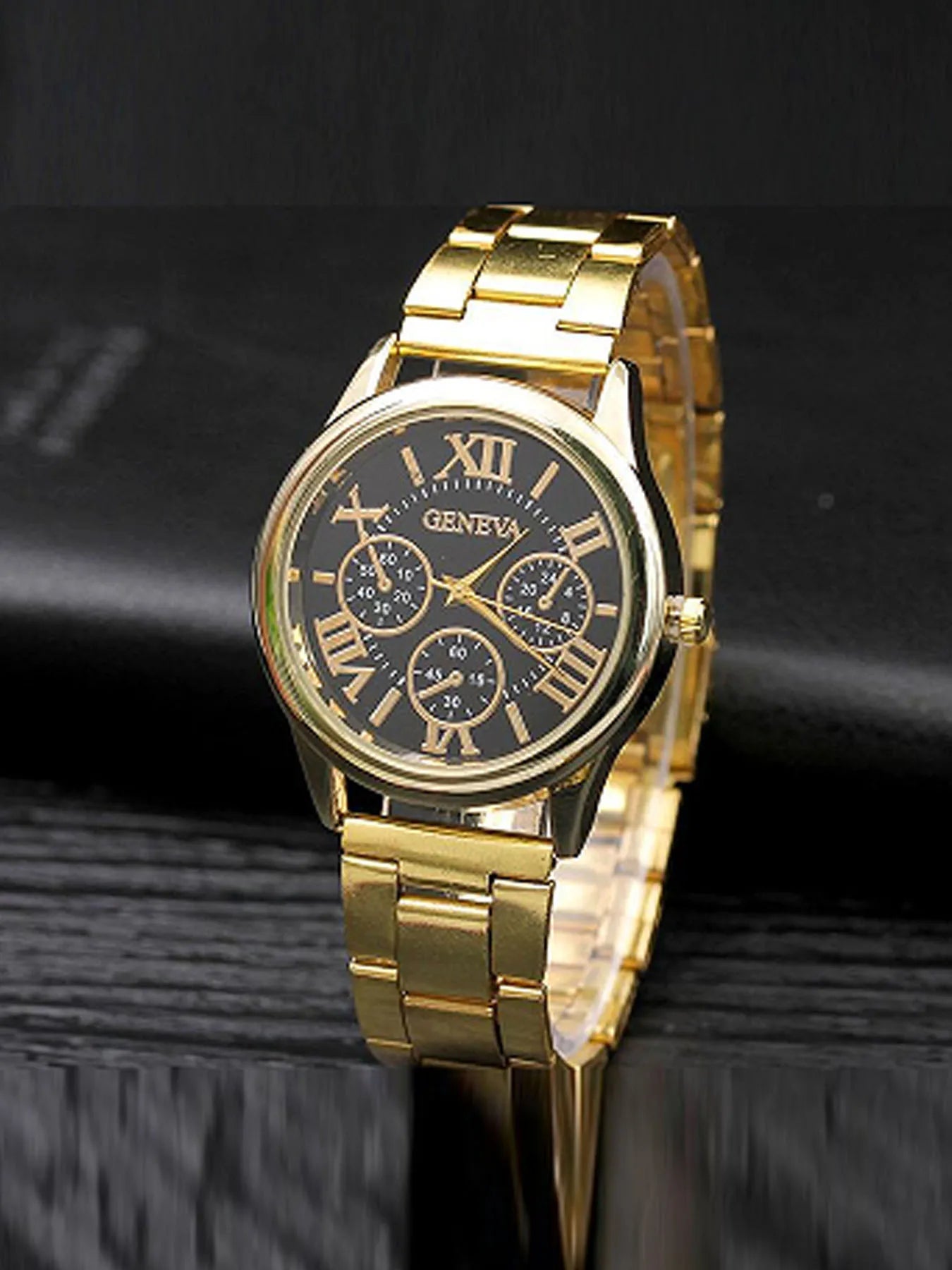 Quartz Watch for Women Deco 3 Eyes High-end Light Luxury Women Watches Stainless Steel Ladies Wristwatch Clock Qme