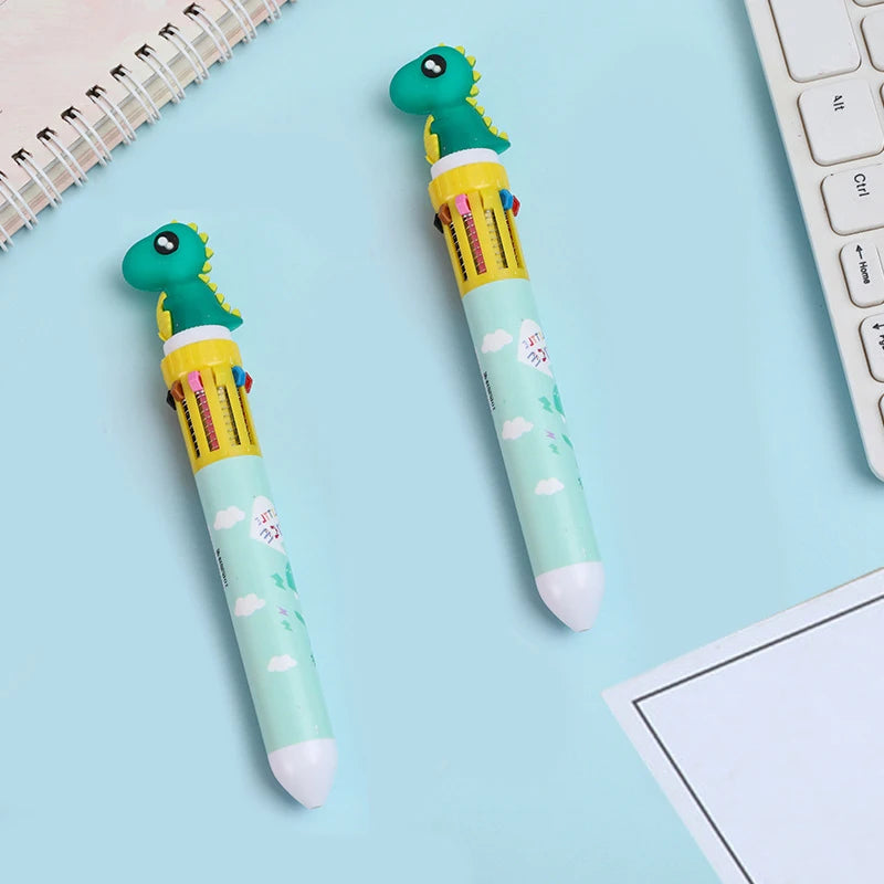 26Pcs 3D EVA Pencil Case Unicorn Dinosaur Stationery Set Pencil Pouch with Pencils Eraser Sharpener Stickers School Supplies Qme