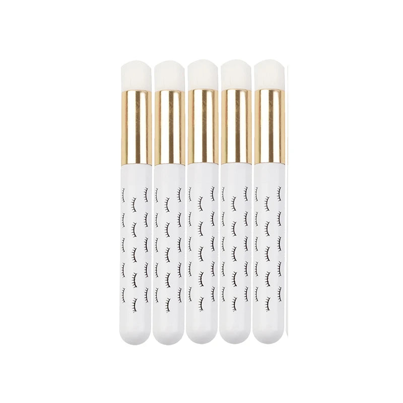 1 Eyelash Cleaning Brush Lash Extension Applicator Eyebrow Nose Qme 5PCS-White China Mainland