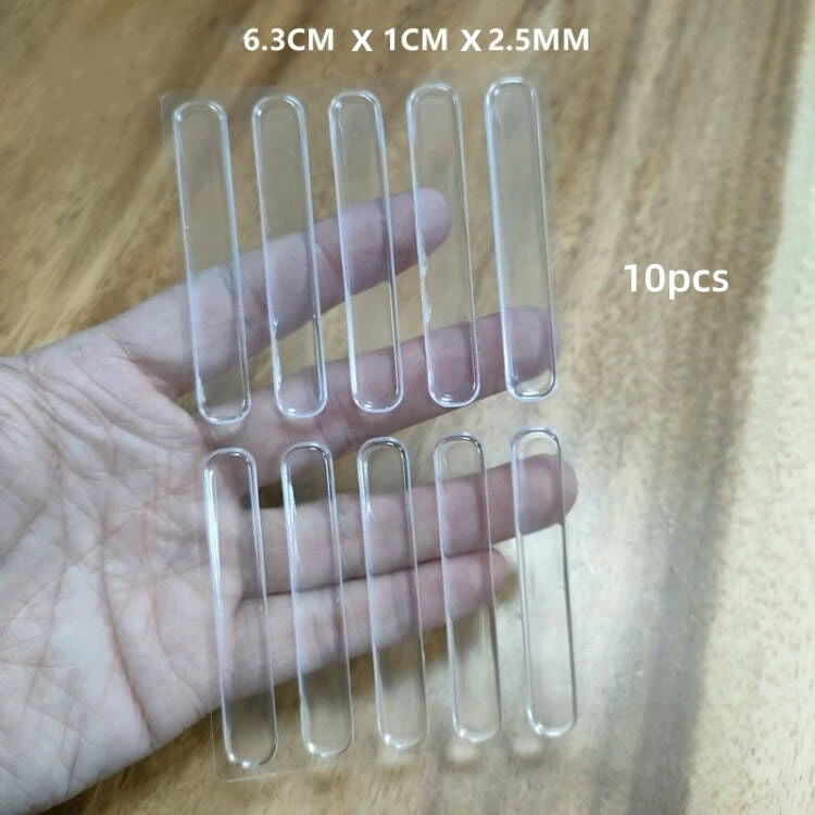 1 Sheet Clear Soft Silicone Door Stopper Bumper Mute Stickers Wall Protection Muffler Pad Door Stopper Furniture Anti-crash Pad Qme 10pcs 6.3x1x2.5mm