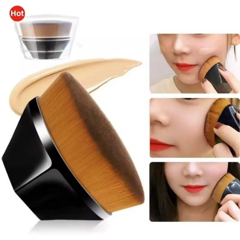 Magic Makeup Brush Liquid Foundation BB Cream No Trace Soft Density Qme
