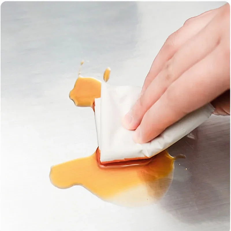 Decorative waterproof fireproof self-adhesive wallpaper 40cm brushed silver refrigerator living room kitchen countertop Qme