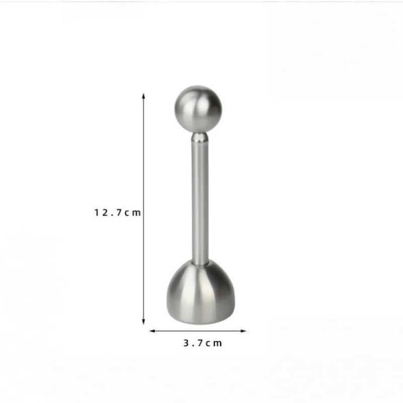 Stainless Steel Egg Opener Shell Opener Egg Head Eggshell Cutter Egg Cup Holder Multi-purpose Egg Tool Kitchen Gadgets Qme Egg opener -1pc