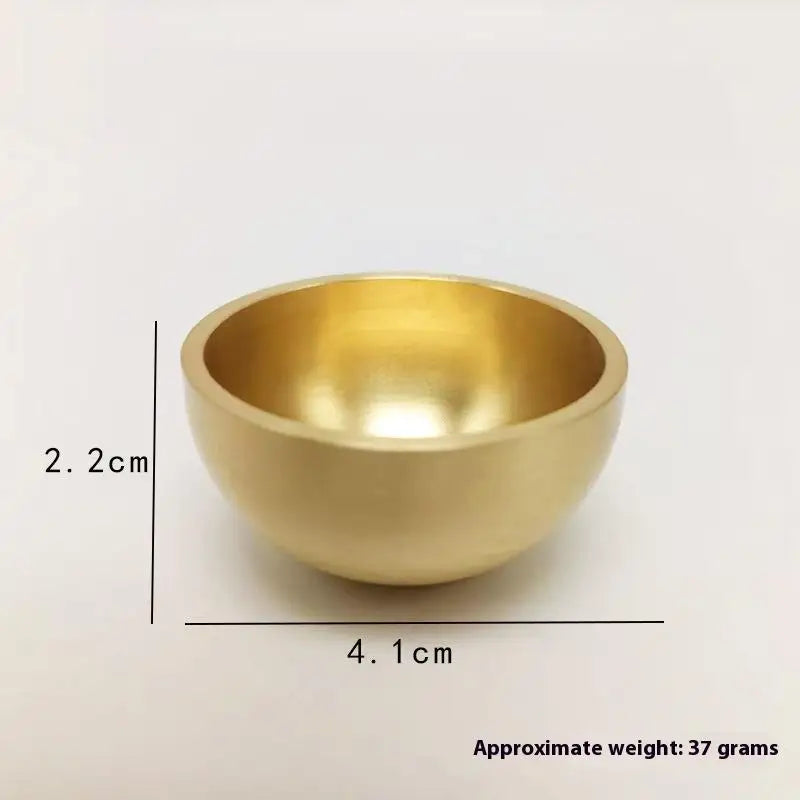 Brass Singing Bowl Sanskrit Yoga Meditation Sound Handmade Healing Qme A1