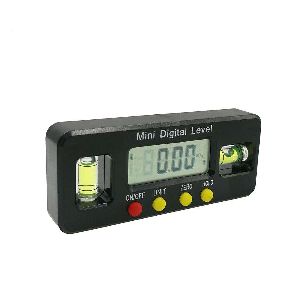 360 Deg Mini Digital Protractor Angle Finder Inclinometer Electronic Qme