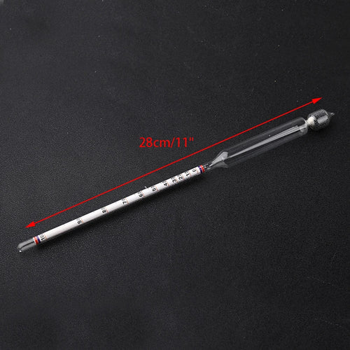 0-100 Degree Glass Wine Alcohol Meter Concentration Liquor Fruit Rice Qme