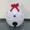 Large Christmas Ball Ornament Inflatable Bell Extra-Large Christmas Tree Decoration Outdoor Balloon Festive Holiday Decor Qme WHITE 60cm