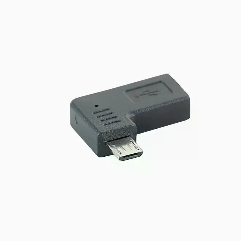 1Pcs Left Right 90 Angle Type C Female To Micro USB Male Charger Data OTG Cable Adapter DIY Accessories Qme