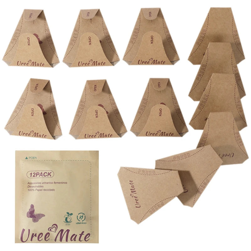 Disposable Paper Urinal Toilet Women Urination Device Funnel Outside Qme
