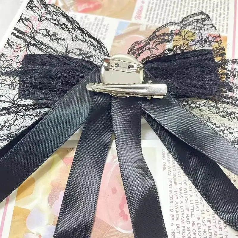 New Cloth Art Bow Tie Rhinestone Crystal Bowknot Brooches Clip For Women Wedding Party Necktie Jewelry Accessories Qme