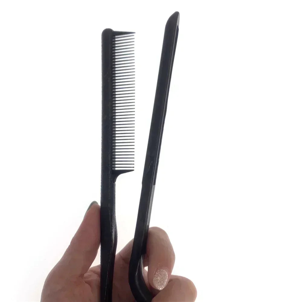 1PC Useful Hair Straighten Salon Comb Hairdressing Smooth Tool Hold Tongs Hair Styling Tools for Women Hair Brush Straightener Qme