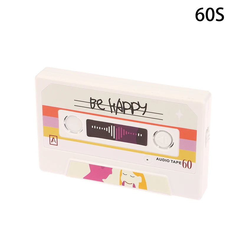 Creative Plastic Voice Recording Cassette Tape 60/300 Seconds Voice Recorder Greeting Card Small gifts Qme style 1