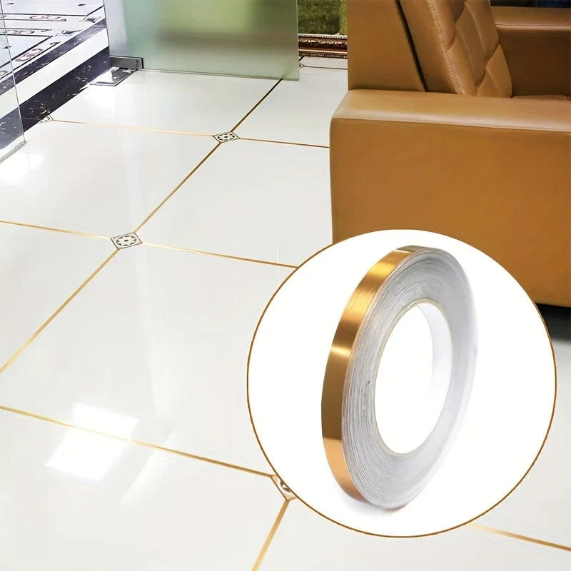 1 roll of living room tile floor waterproof self-adhesive beautiful seam adhesive strip Qme