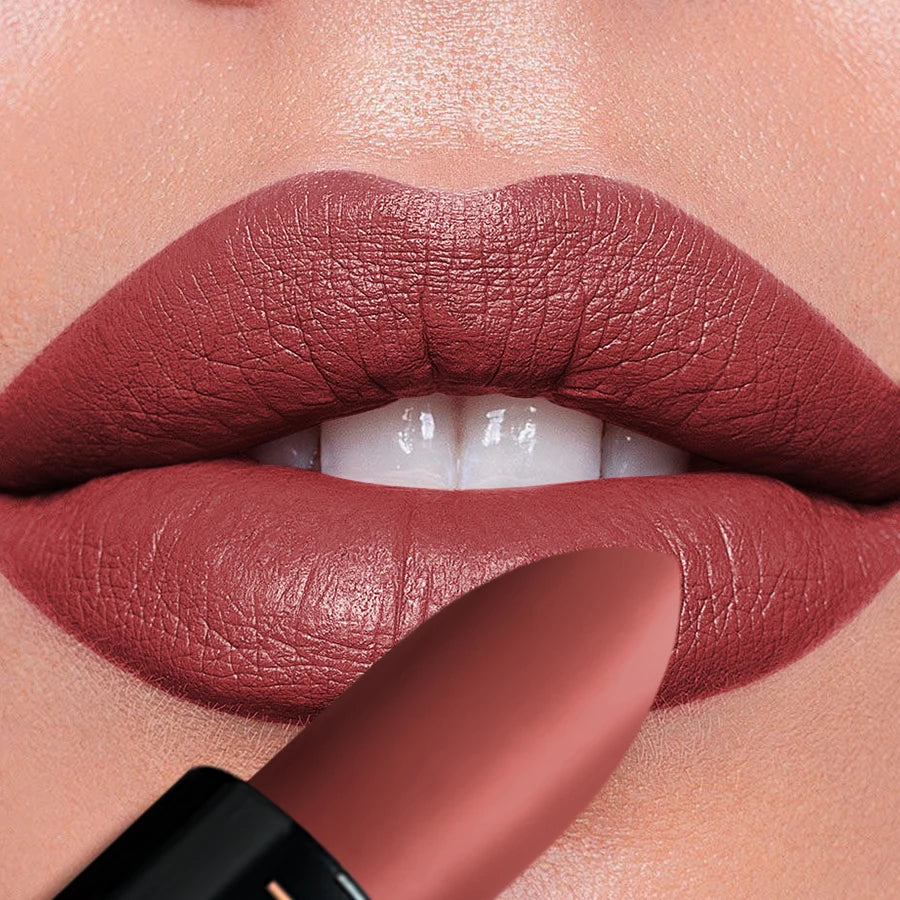 25 Colors Lipstick Non Stick Cup Matte Lip Gloss Waterproof Long Sexy Qme