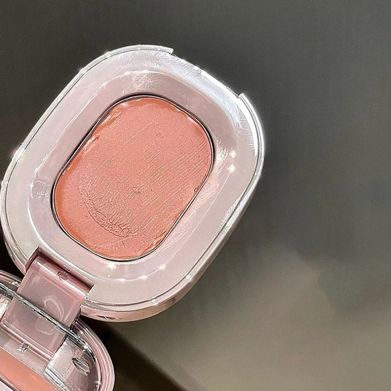 Velvet Cream Multi-Use Palette Low Saturation Contour Blush & Lip Tint Natural Matte Finish for Autumn Winter Nude Makeup Qme