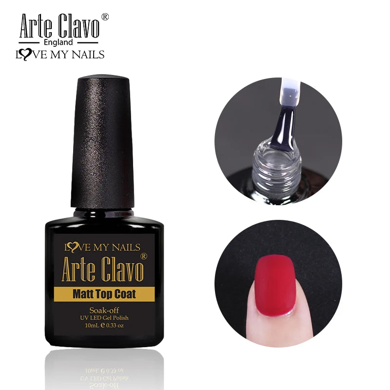 Arte Clavo Gel Varnishes Summer Semi-permanent Nails UV LED Lamp