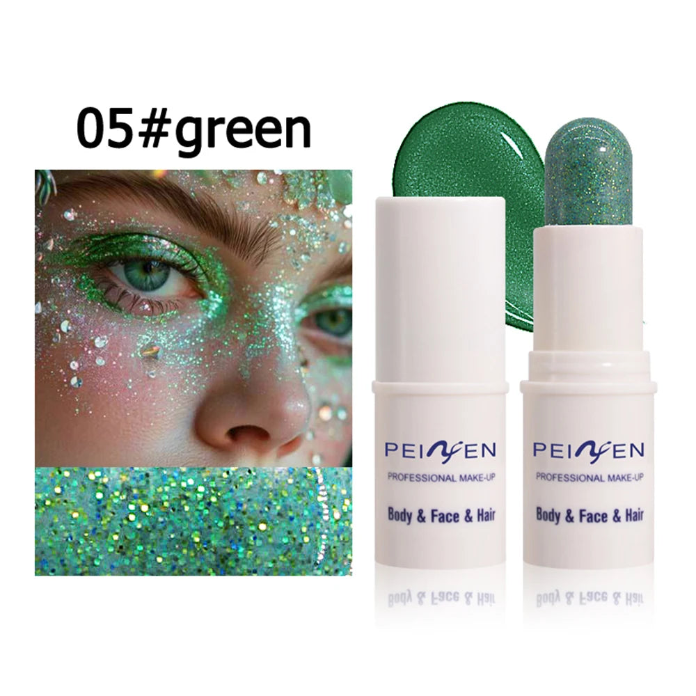 Multi Functional Makeup Stick Durable Waterproof Formula Gloss Qme 05 green