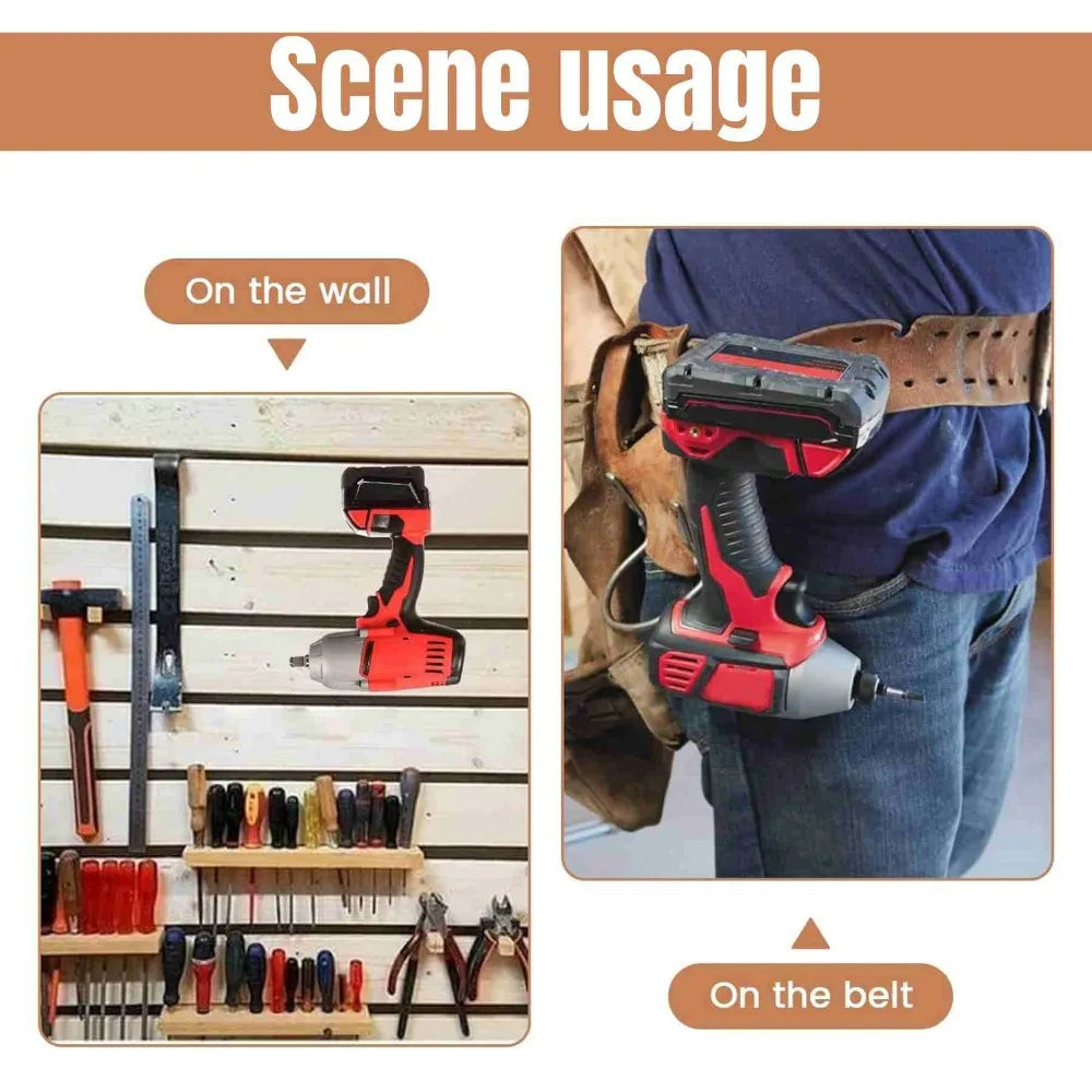 Electric Drill Belt Clip Hooks with Screw For Milwaukee Drills Impact Drivers Wrenches Belt Clip Hook Power Tools Accessories Qme