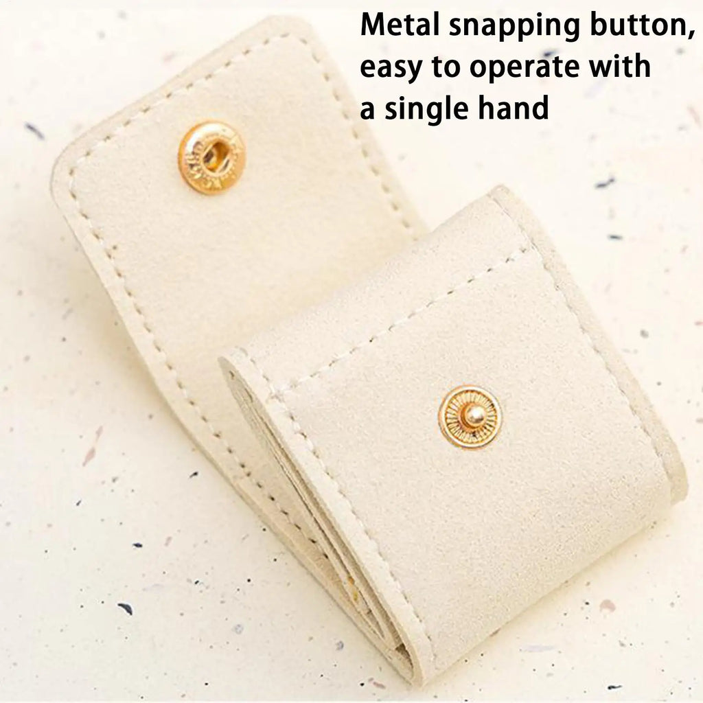 NEW 1pcs Mini Folding Jewelry Bag Earrings Jewelry Necklace Storage Bag Jewelry Boxes Portable Travel Storage Bag Packaging Box Qme