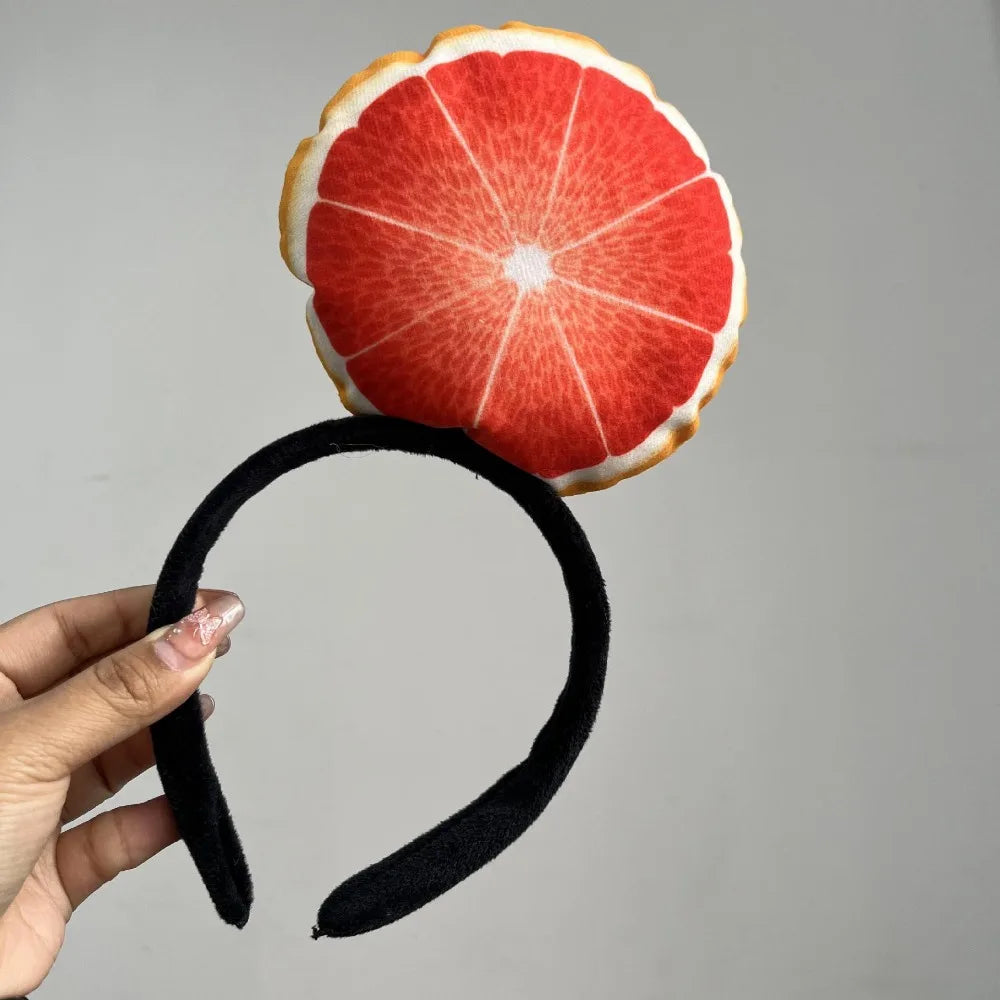 Fashion Kawaii Simulated Food Hair Hoop Korean Headwear Fruits Qme Style14
