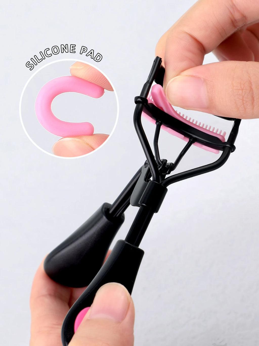 1 Stainless Steel Eyelash Curler Comb Lasting Shaping Big Eyes No Qme