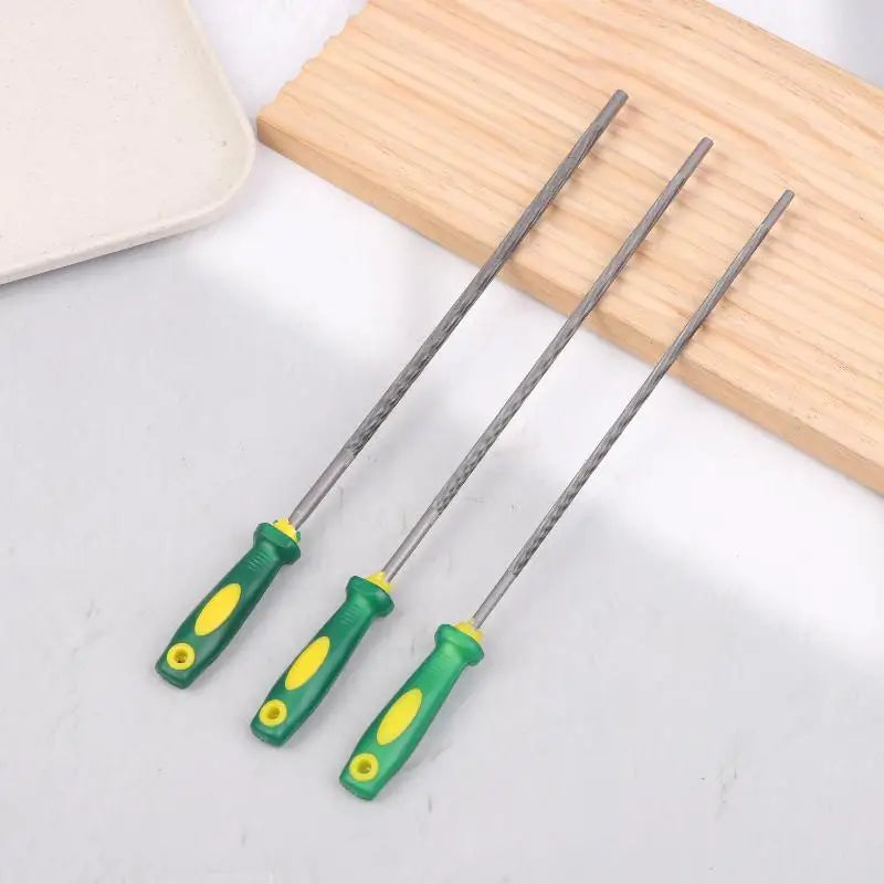 4.0mm 4.8mm 5.5mm Round High Carbon Steel Saw Chain Files Kit Chain Saw Sharpening File For Chainsaw Accessories Woodwork Tools Qme