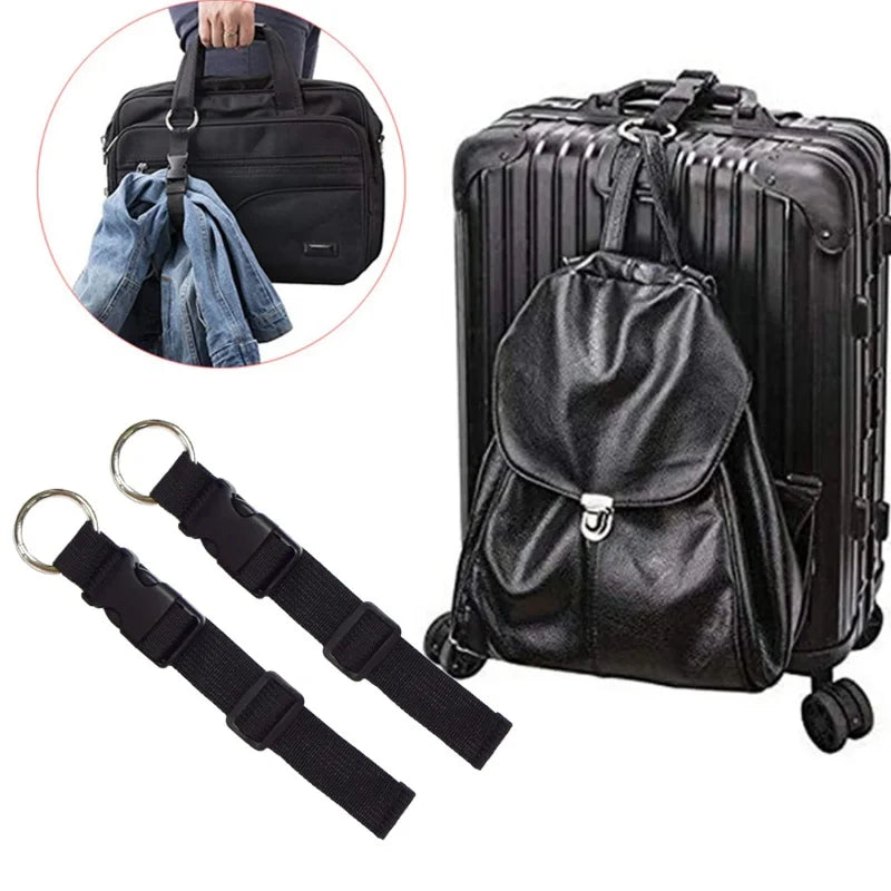 Backpack External Strap Travel Luggage Fixed Portable Release Buckle Qme