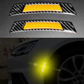 2pcs Car Reflective Sticker - Protect Your Car from Scratches & Enhance Its Look! Qme Yellow
