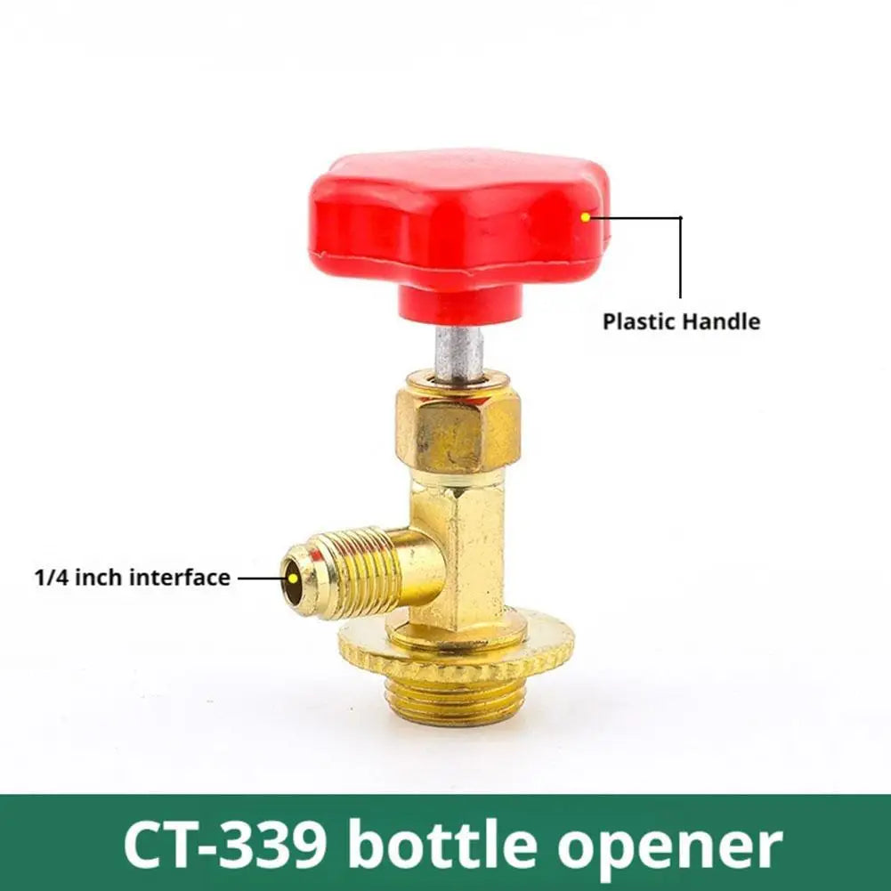 R22 R134a Refrigeration Charging Safety Valve Air Conditioning Refrigerant Safety Liquid Adapter Hand Tool Parts Qme