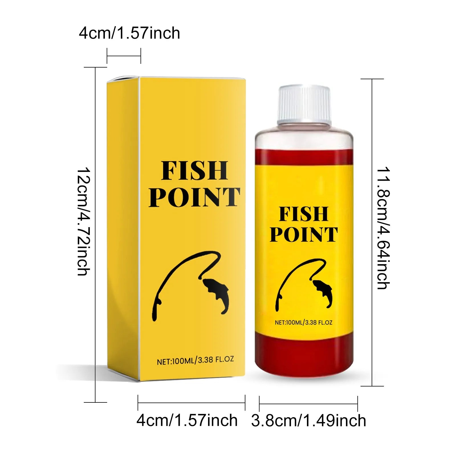 100ml Fish Feed Nutrient Fishing Wild Fishing Fish Attractant Fish Attractor Fishy Smell Flavor Bite Activator Fishing Lures Qme