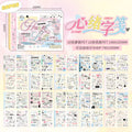 20/40 Sheets Retro Cartoon Die cut Japanese Stationery Stickers book Decorative Scrapbooking Sticker handmade Journal Supplies Qme A