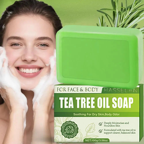 1 2 Tea Tree Soap Relief Bar Moisturizing Exfoliate Relieve Cleansing Qme
